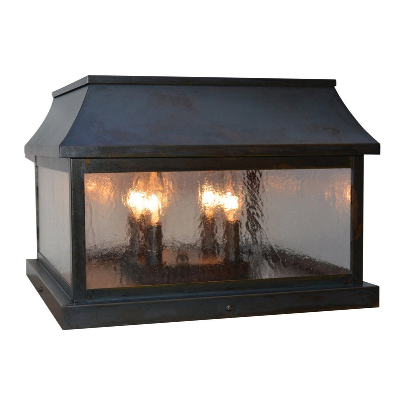 Arroyo - PRC-15CS-BZ - Four Light Column Mount - Providence - Bronze