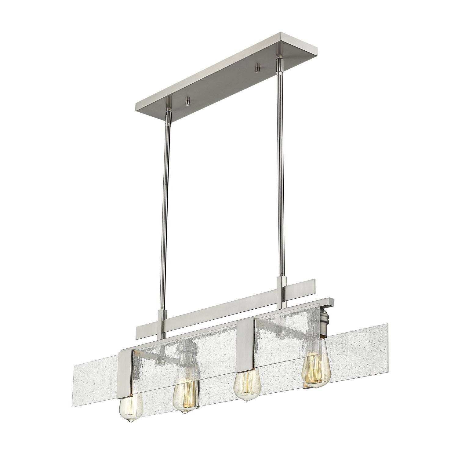 Z-Lite - 3002-32BN - Four Light Linear Chandelier - Gantt - Brushed Nickel