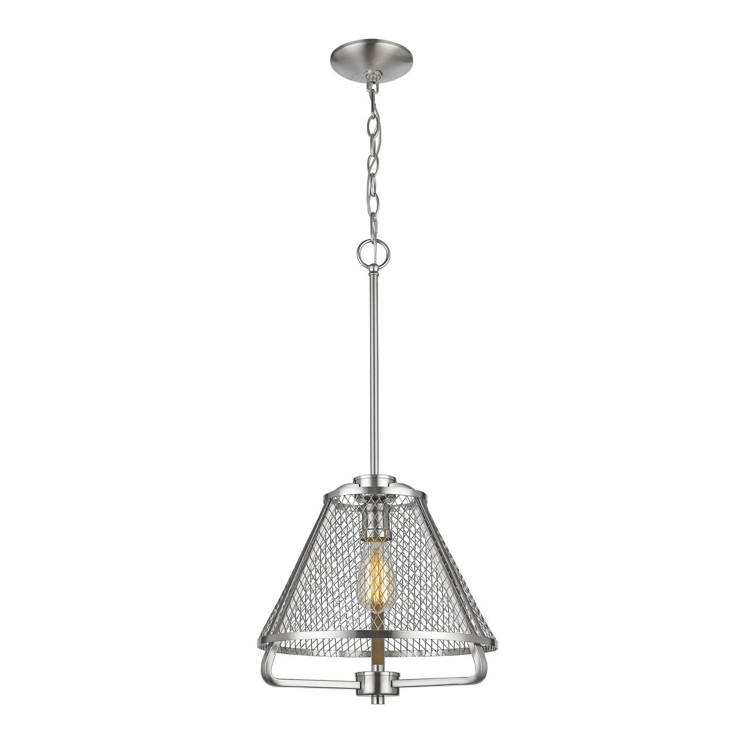 Z-Lite - 451-12BN - One Light Pendant - Iuka - Brushed Nickel