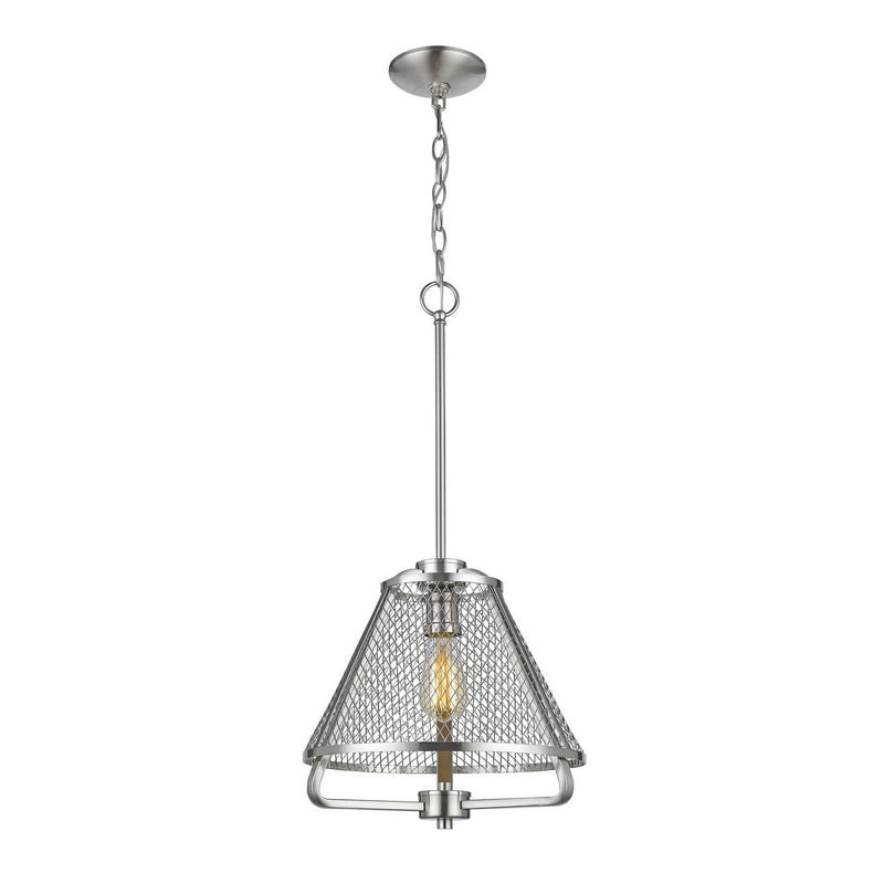 Z-Lite - 451-12BN - One Light Pendant - Iuka - Brushed Nickel