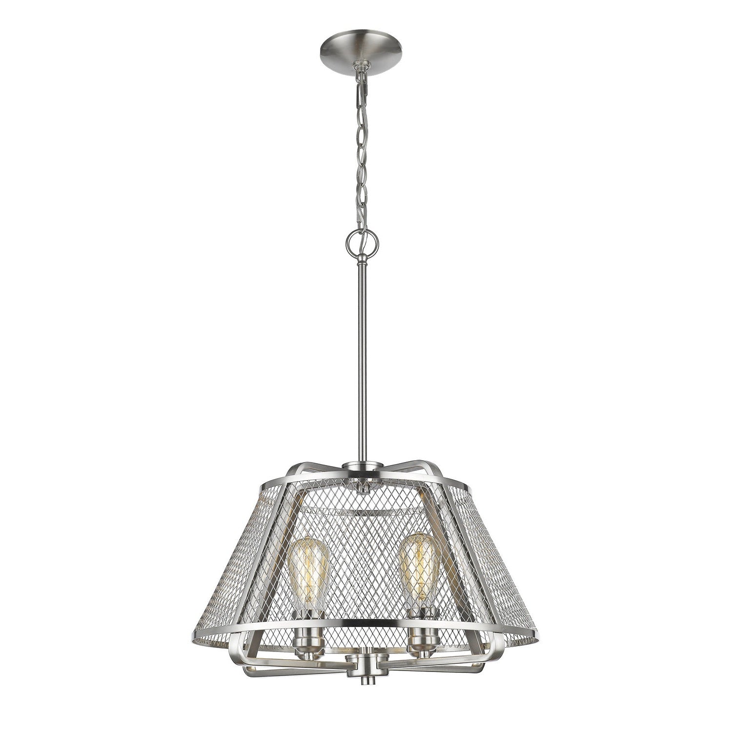 Z-Lite - 451-19BN - Four Light Pendant - Iuka - Brushed Nickel
