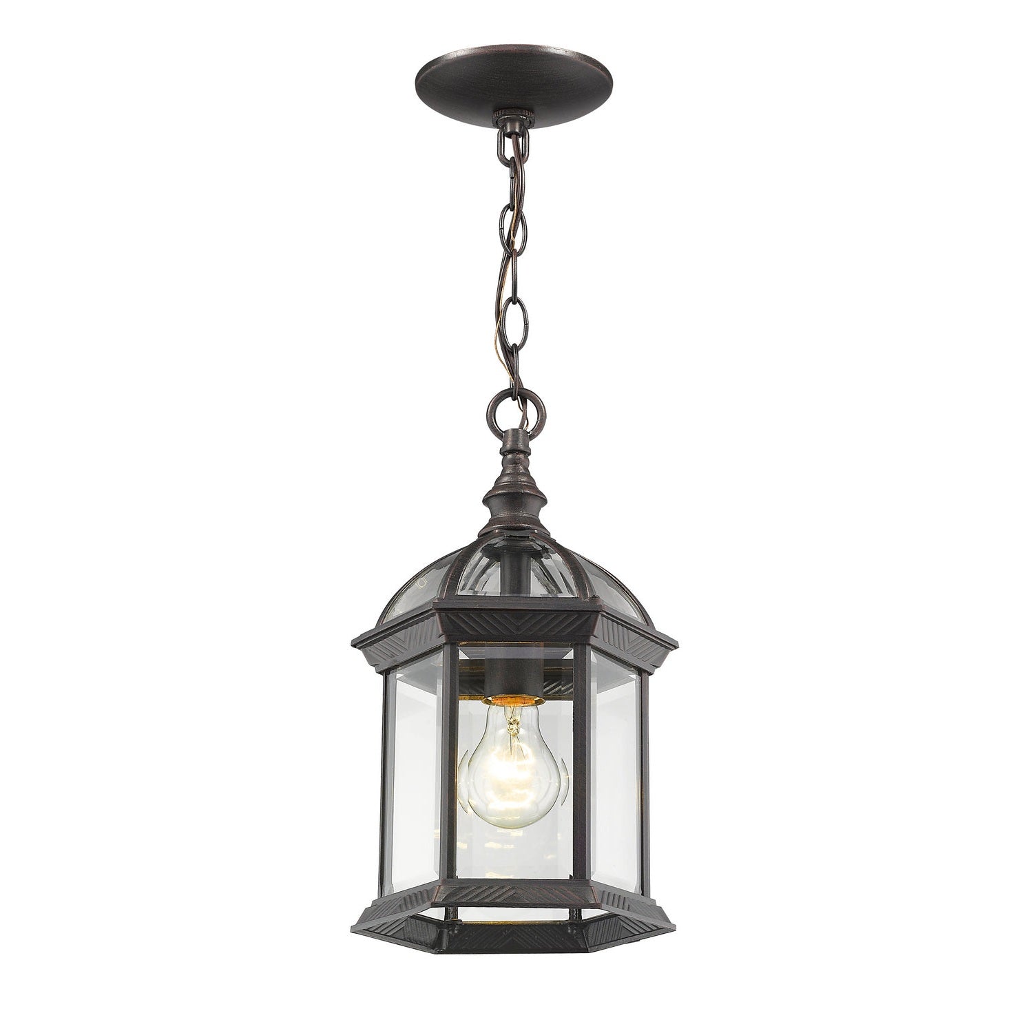 Z-Lite - 563CHM-RT - One Light Outdoor Chain Mount Ceiling Fixture - Annex - Rust