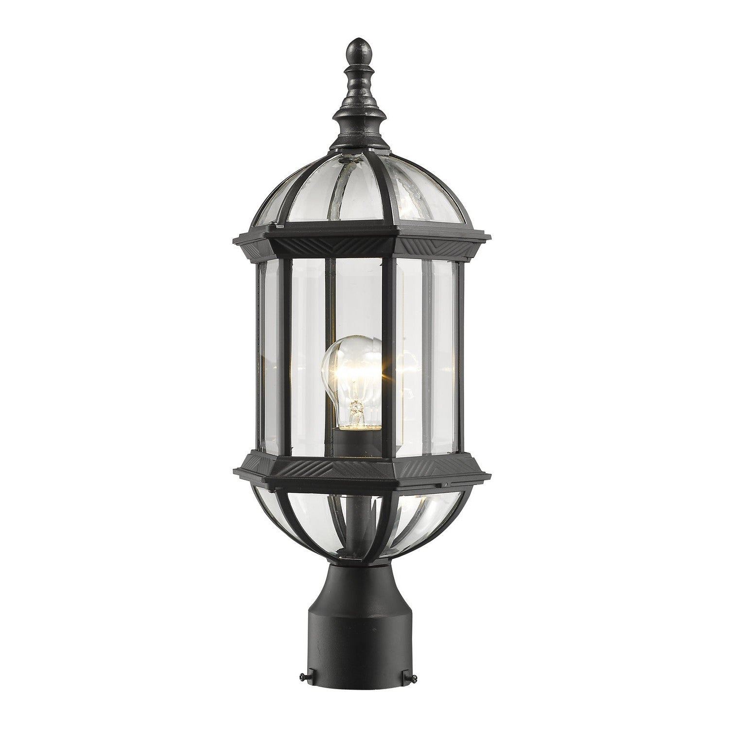 Z-Lite - 563PHM-BK - One Light Outdoor Post Mount Fixture - Annex - Black