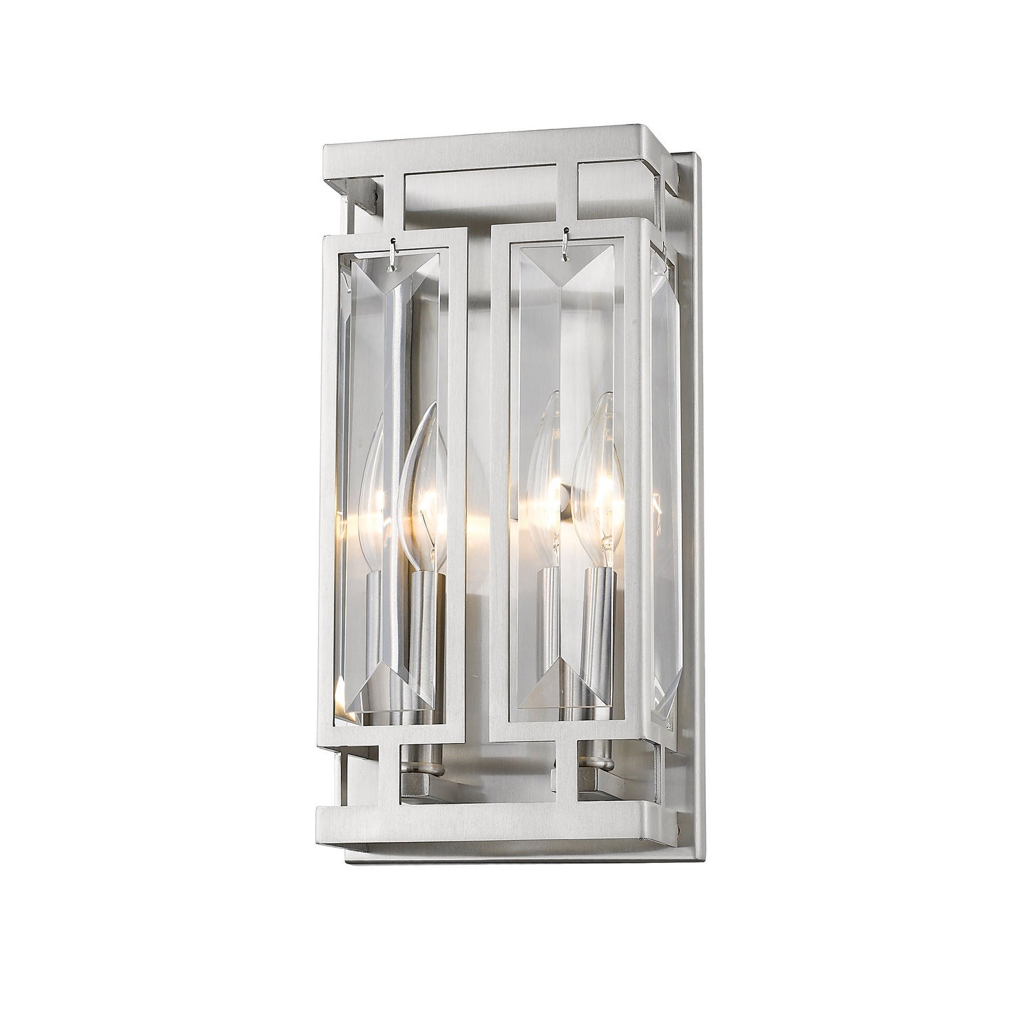 Z-Lite - 6006-2S-BN - Two Light Wall Sconce - Mersesse - Brushed Nickel