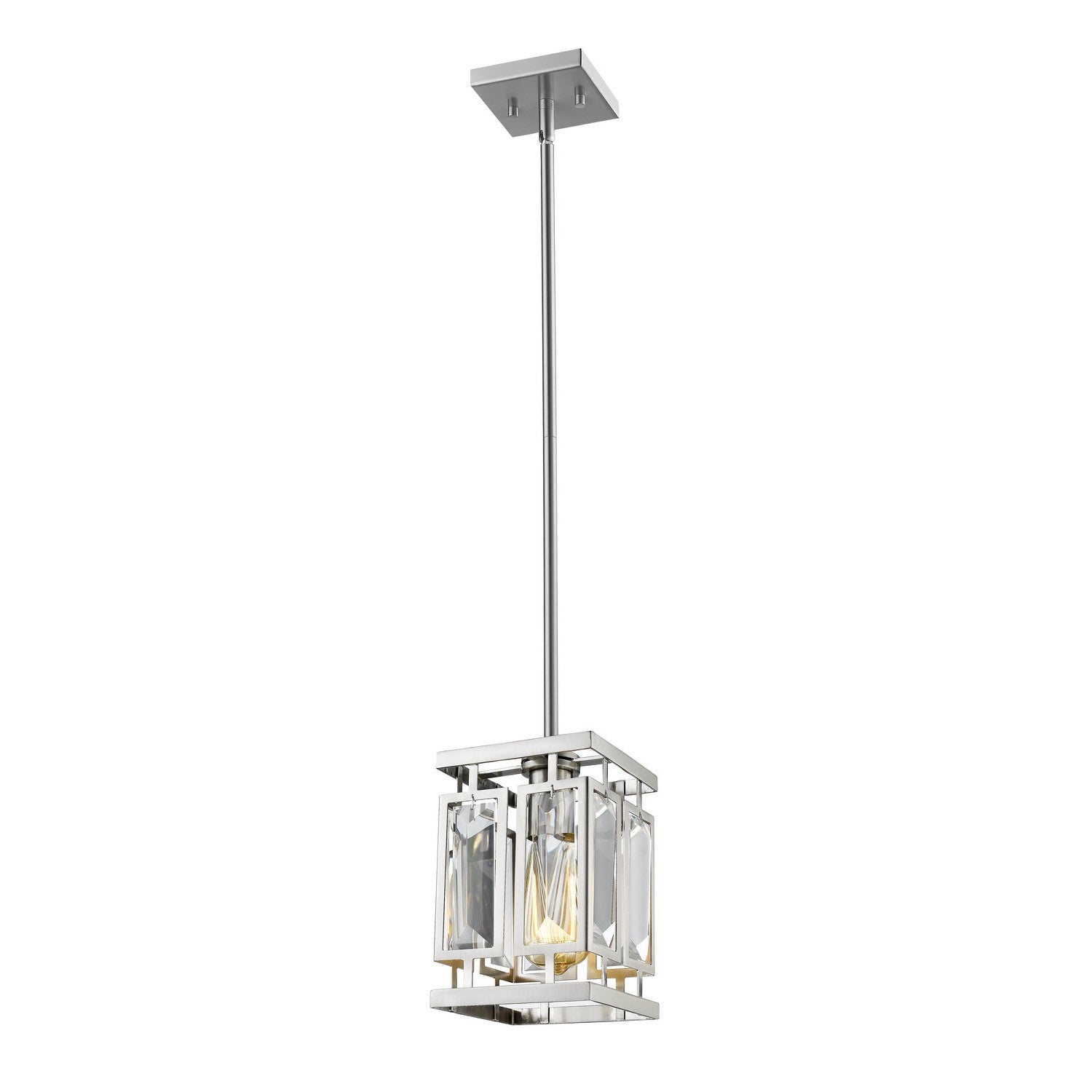 Z-Lite - 6006MP-BN - One Light Pendant - Mersesse - Brushed Nickel
