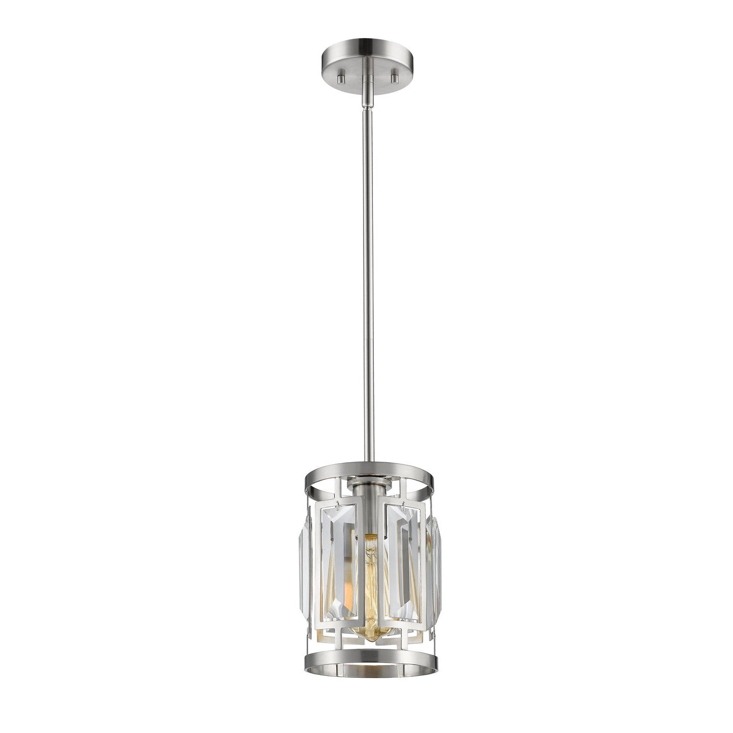 Z-Lite - 6007MP-BN - One Light Pendant - Mersesse - Brushed Nickel