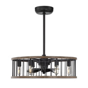 Savoy House - 26-9472-FD-133 - Six Light Fan D'lier - Kona - Sapele
