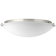 Progress Lighting - P350056-009-30 - LED Flush Mount - Linen Dome Led - Brushed Nickel