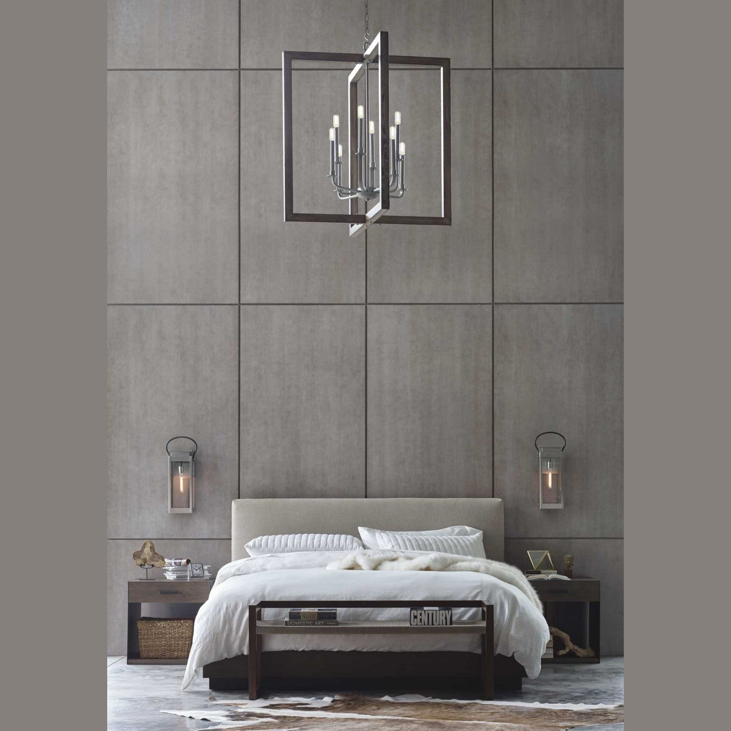 Progress Lighting - P4763-141 - Eight Light Chandelier - Turnbury - Galvanized Finish