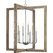 Progress Lighting - P4763-141 - Eight Light Chandelier - Turnbury - Galvanized Finish