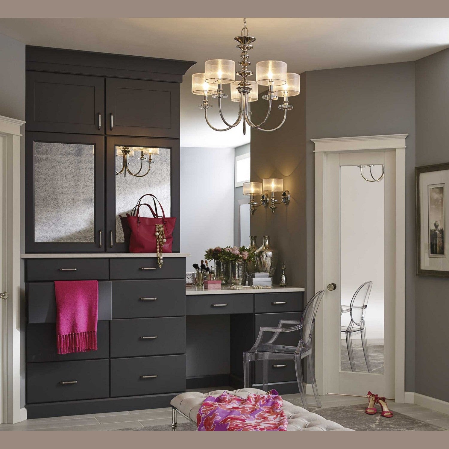 Progress Lighting - P710013-104 - One Light Wall Sconce - Marche' - Polished Nickel