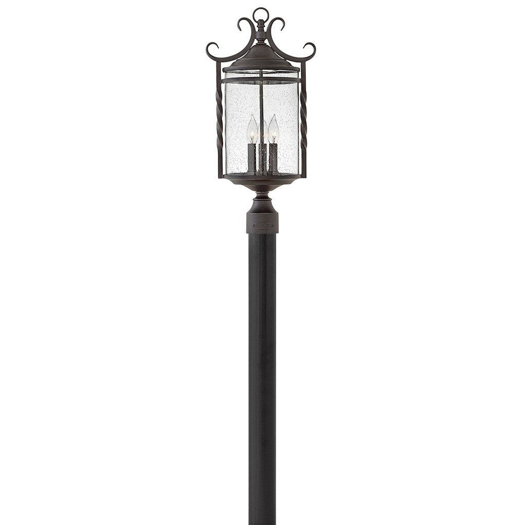 Hinkley - 1141OL-CL - LED Post Top/ Pier Mount - Casa - Olde Black