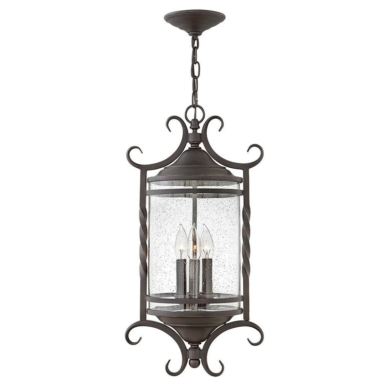Hinkley - 1147OL-CL - LED Hanging Lantern - Casa - Olde Black