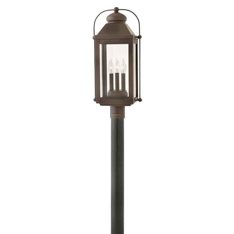 Hinkley - 1851LZ-LL - LED Post Top or Pier Mount Lantern - Anchorage - Light Oiled Bronze