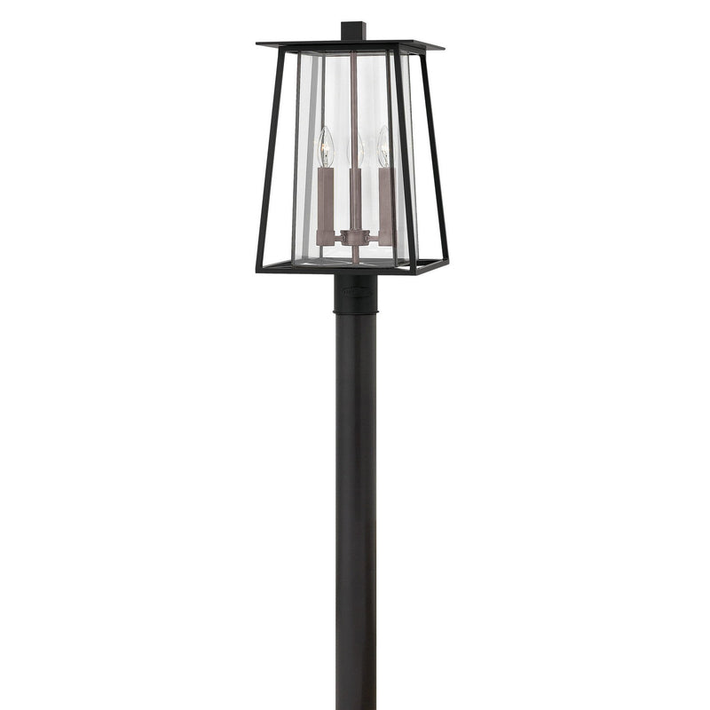 Hinkley - 2101BK - LED Post Top or Pier Mount Lantern - Walker - Black