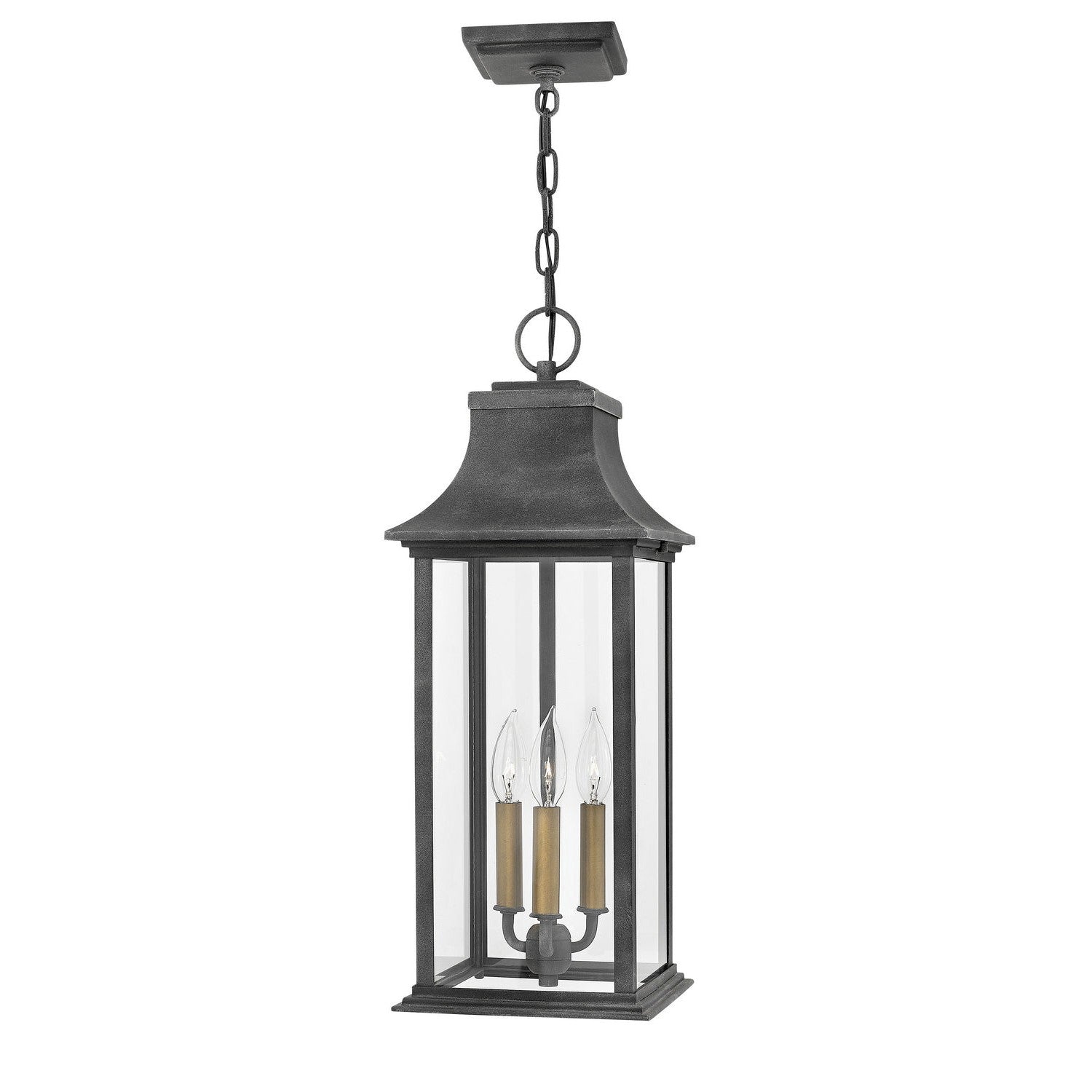 Hinkley - 2932DZ - LED Hanging Lantern - Adair - Aged Zinc