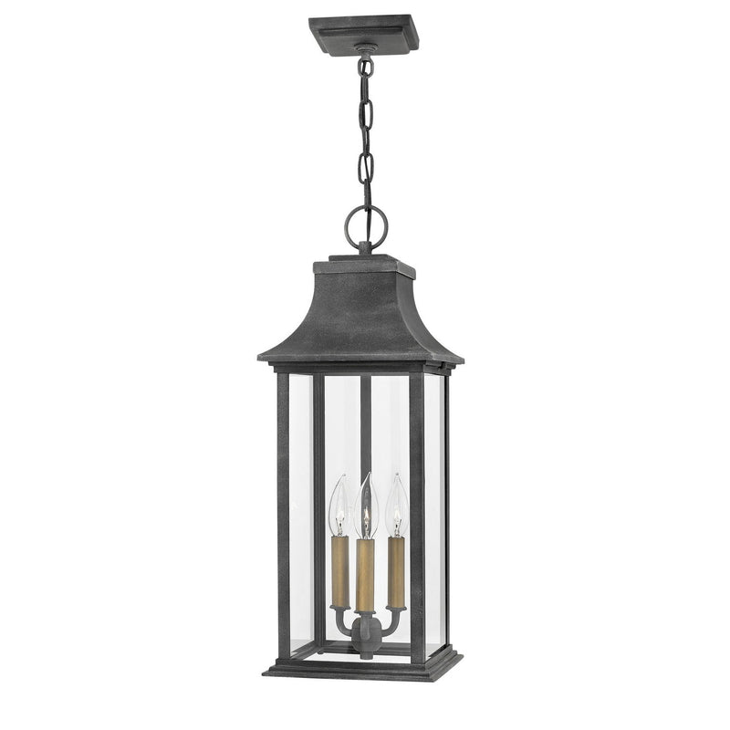 Hinkley - 2932DZ - LED Hanging Lantern - Adair - Aged Zinc