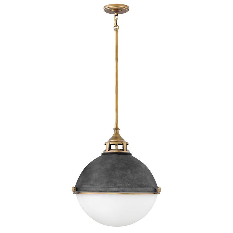 Hinkley - 4835DZ - LED Pendant - Fletcher - Aged Zinc