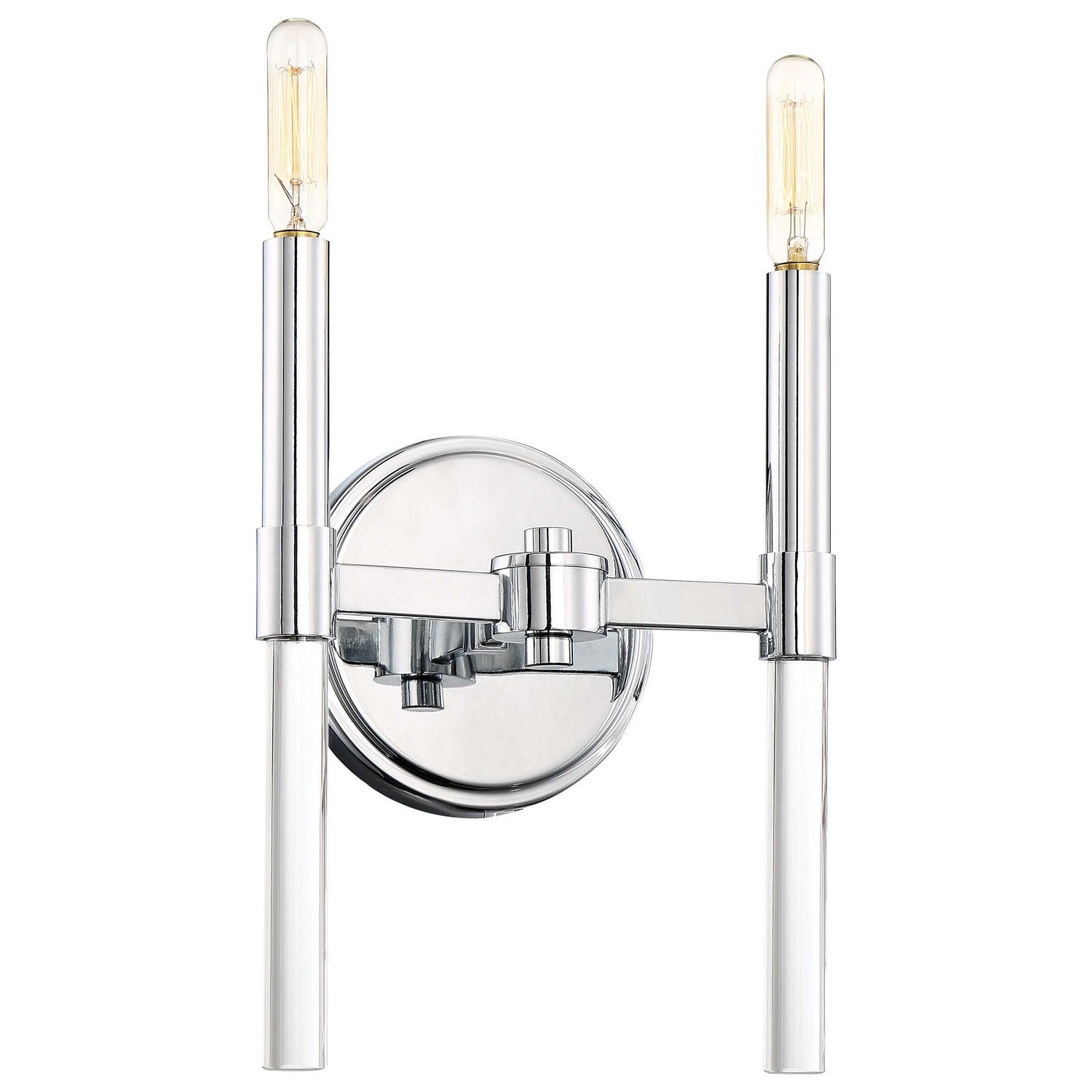 Minka-Lavery - 3092-77 - Two Light Wall Sconce - Pillar - Chrome