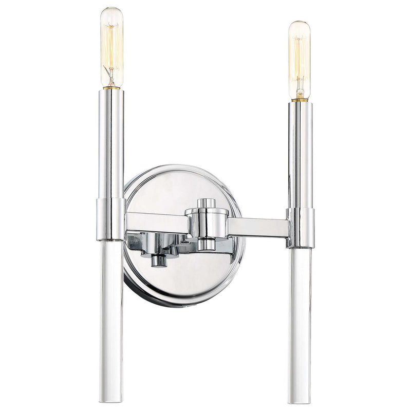 Minka-Lavery - 3092-77 - Two Light Wall Sconce - Pillar - Chrome
