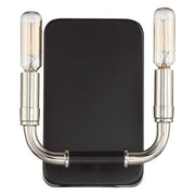Minka-Lavery - 4062-572 - Two Light Wall Sconce - Liege - Coal W/Polished Nickel Highlig