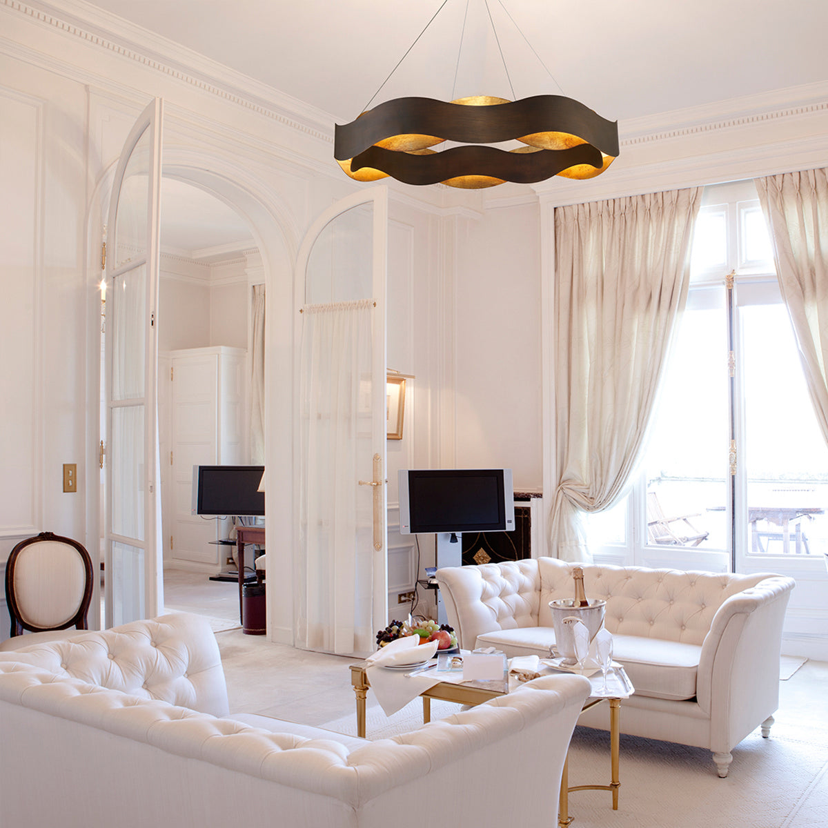 Eurofase - 31384-018 - LED Chandelier - Vaughan - Bronze-Gold