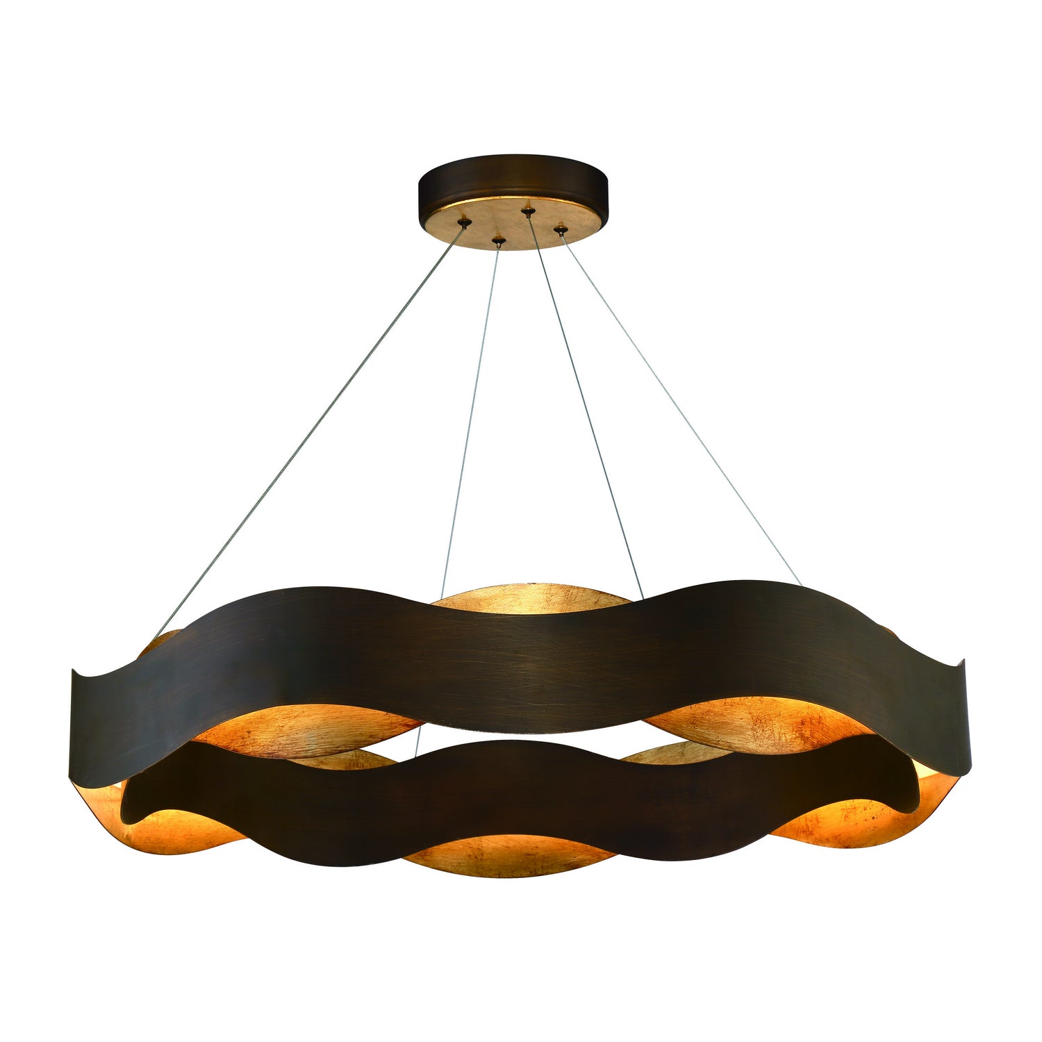 Eurofase - 31384-018 - LED Chandelier - Vaughan - Bronze-Gold