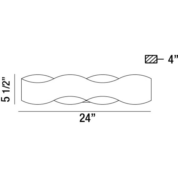 Eurofase - 31784-016 - LED Bathbar - Vaughan - Bronze-Gold