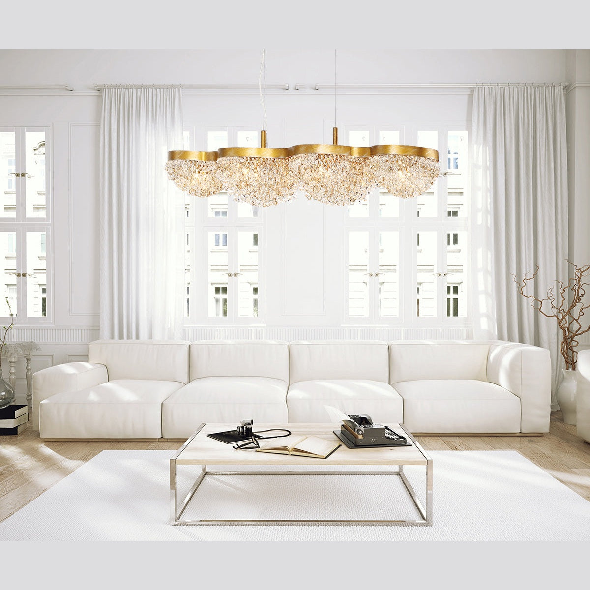 Eurofase - 31831-017 - 15 Light Chandelier - Mondo - Gold