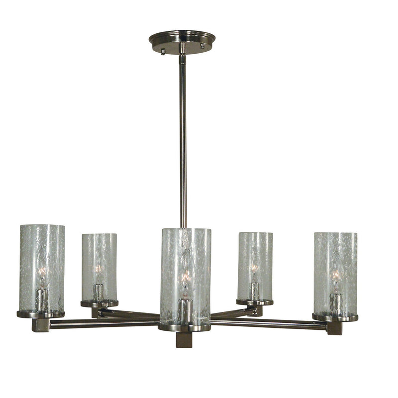 Framburg - 3065 PN - Five Light Chandelier - Lexi - Polished Nickel