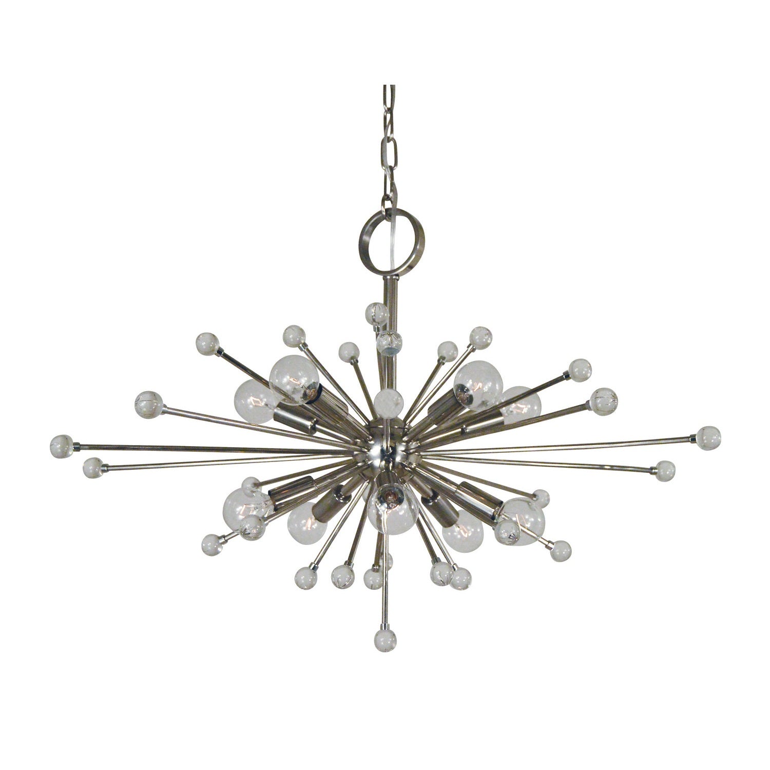 Framburg - 3085 PN - Ten Light Chandelier - Supernova - Polished Nickel