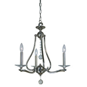 Framburg - 3093 PN - Three Light Chandelier - Allena - Polished Nickel