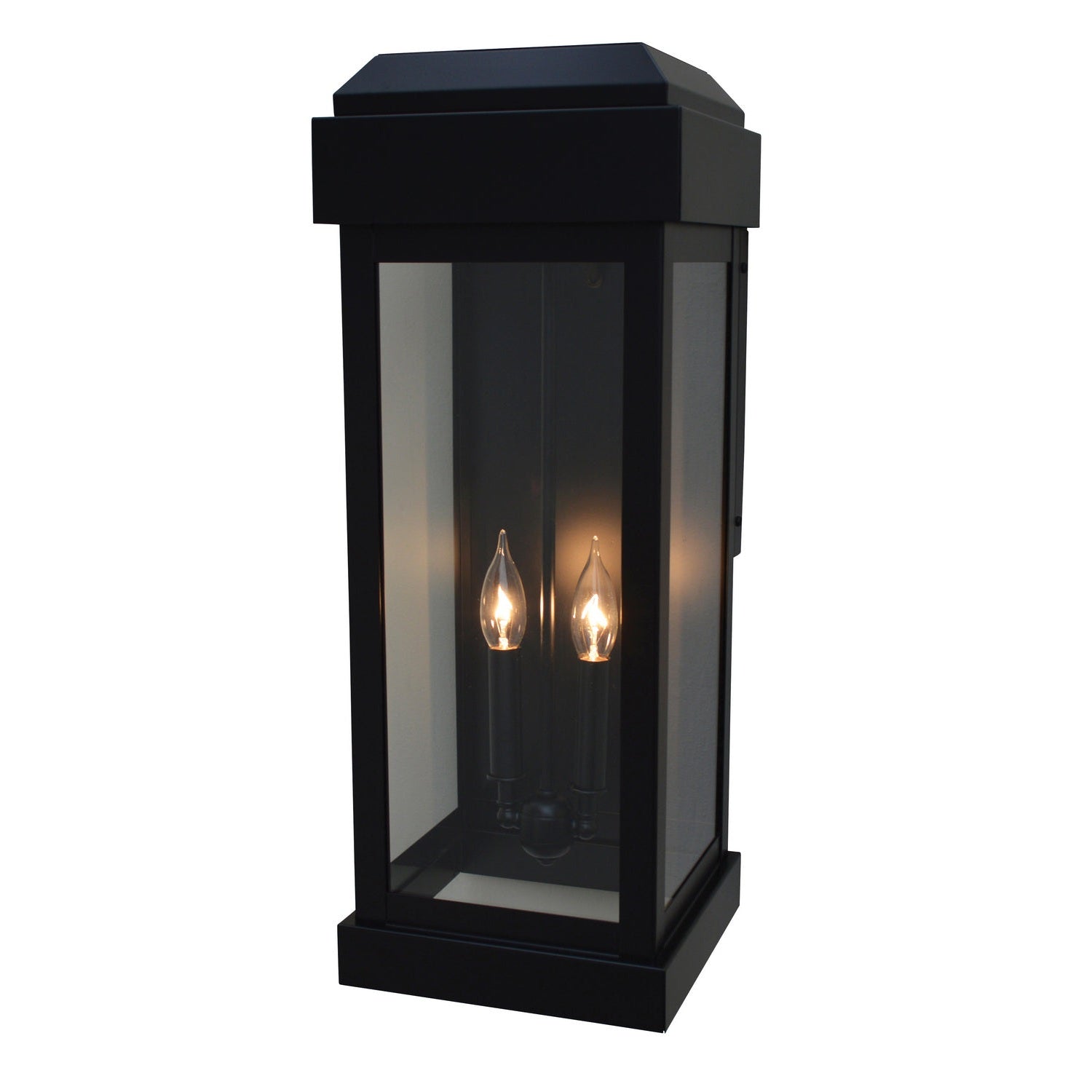 Arroyo - SYW-9CLR-BK - Two Light Wall Mount - Sydney - Satin Black