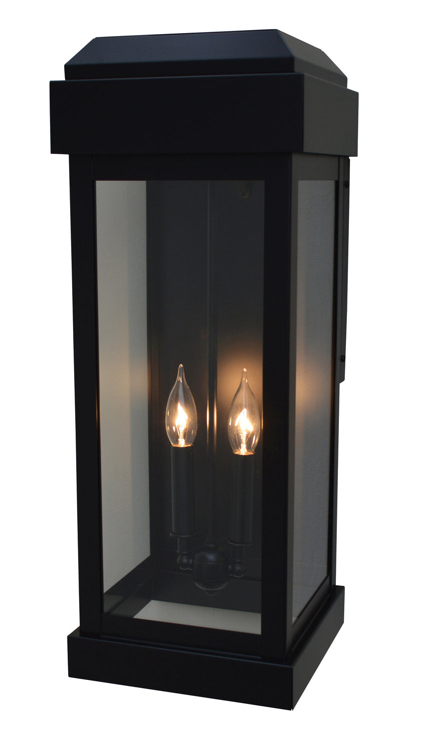 Arroyo - SYW-9CLR-BK - Two Light Wall Mount - Sydney - Satin Black