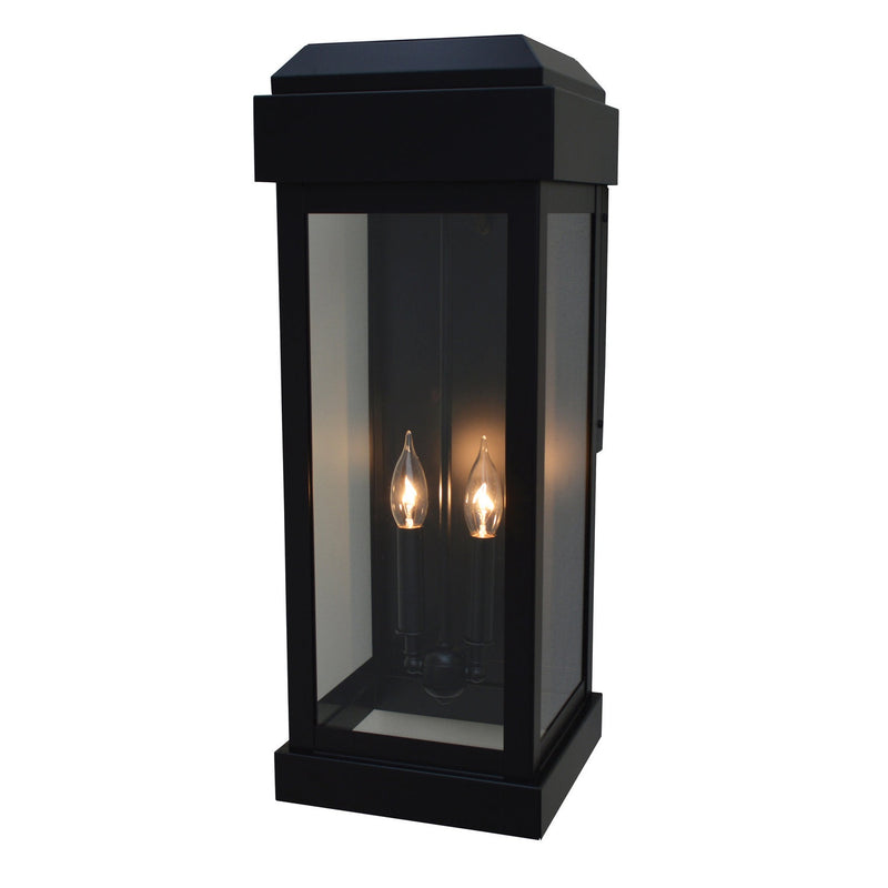 Arroyo - SYW-9CLR-BK - Two Light Wall Mount - Sydney - Satin Black