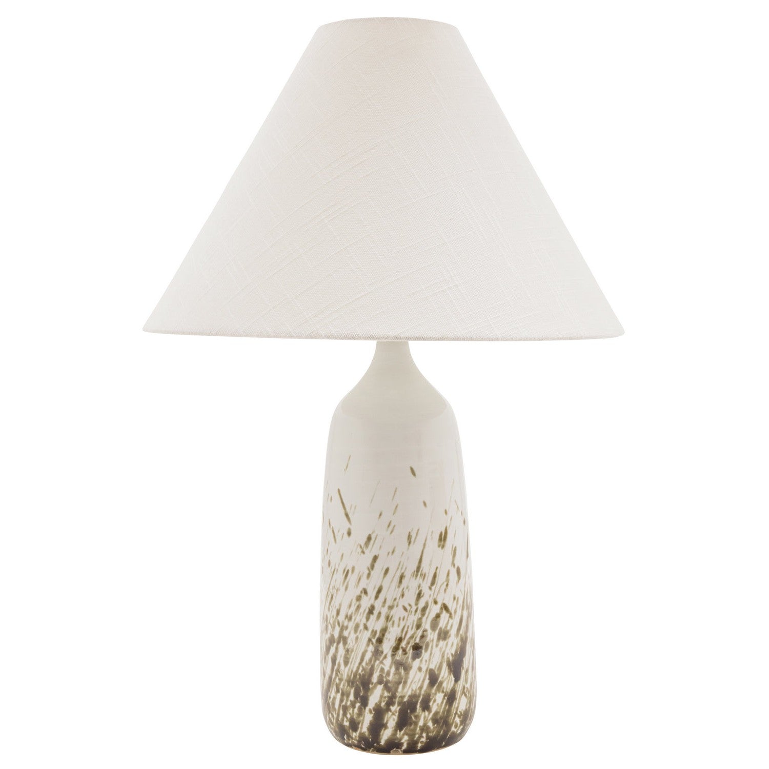 House of Troy - GS100-DWG - One Light Table Lamp - Scatchard - Decorated White Gloss