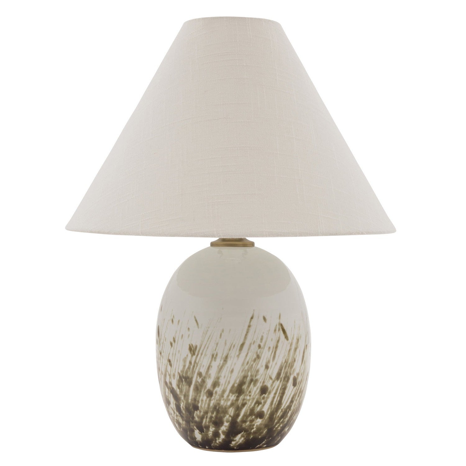 House of Troy - GS140-DWG - One Light Table Lamp - Scatchard - Decorated White Gloss