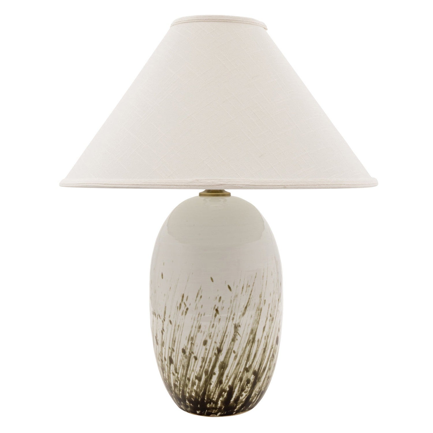 House of Troy - GS150-DWG - One Light Table Lamp - Scatchard - Decorated White Gloss