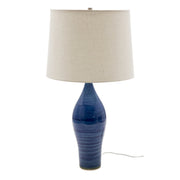 House of Troy - GS170-BG - One Light Table Lamp - Scatchard - Blue Gloss