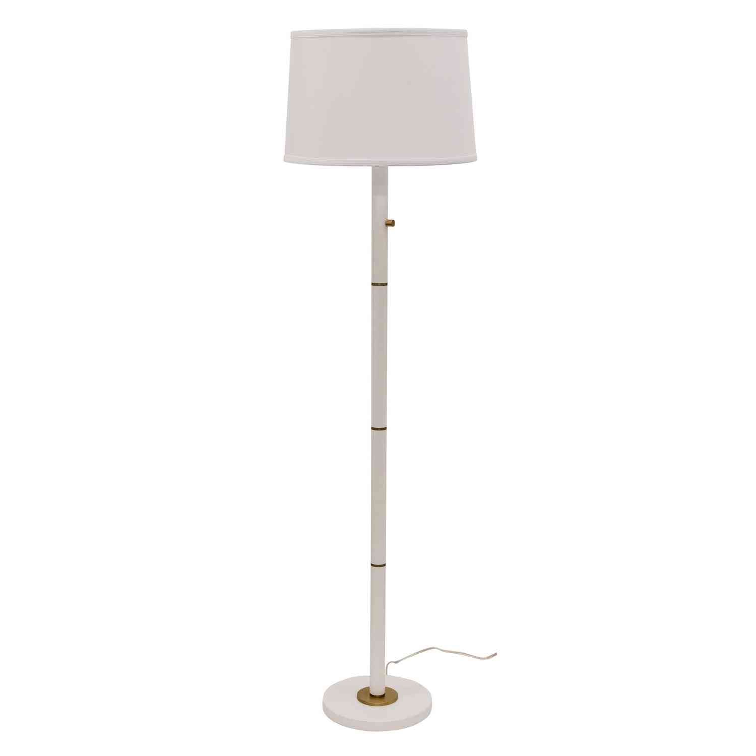 House of Troy - RU703-WT - Three Light Floor Lamp - Rupert - White
