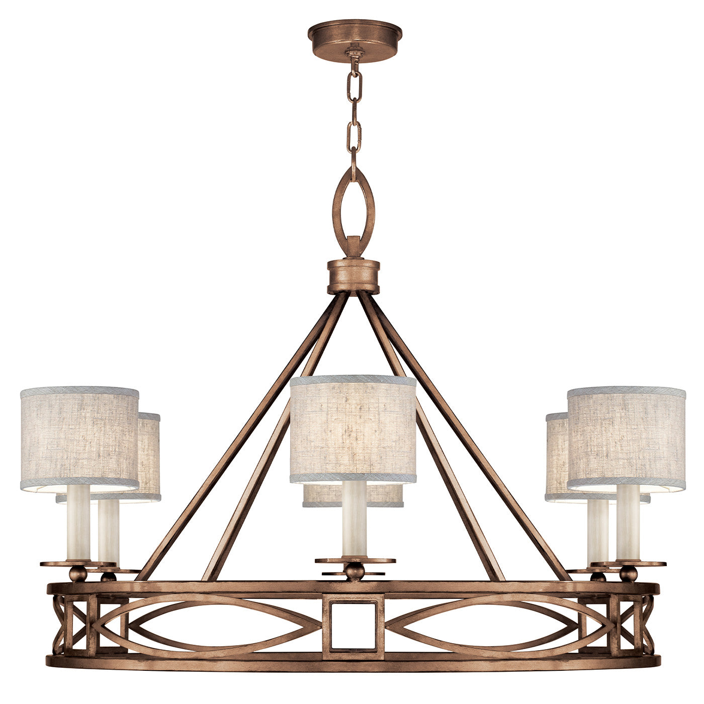 Fine Art - 887640-11ST - Six Light Chandelier - Cienfuegos - Bronze