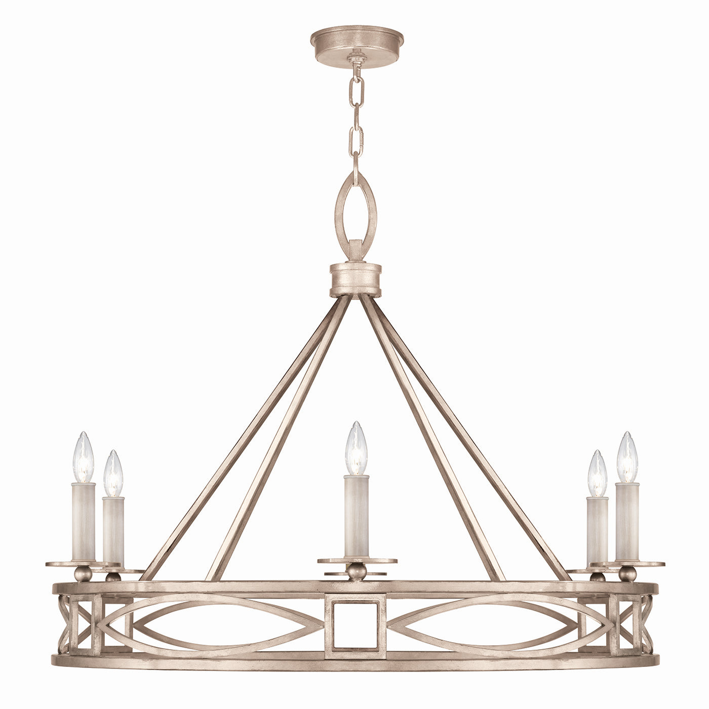 Fine Art - 887640-2ST - Six Light Chandelier - Cienfuegos - Gray