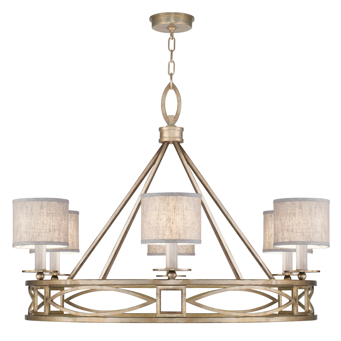 Fine Art - 887640-31ST - Six Light Chandelier - Cienfuegos - Gold