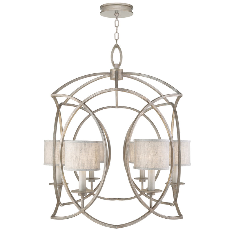 Fine Art Handcrafted Lighting - 889840-21ST - Six Light Chandelier - Cienfuegos - Gray