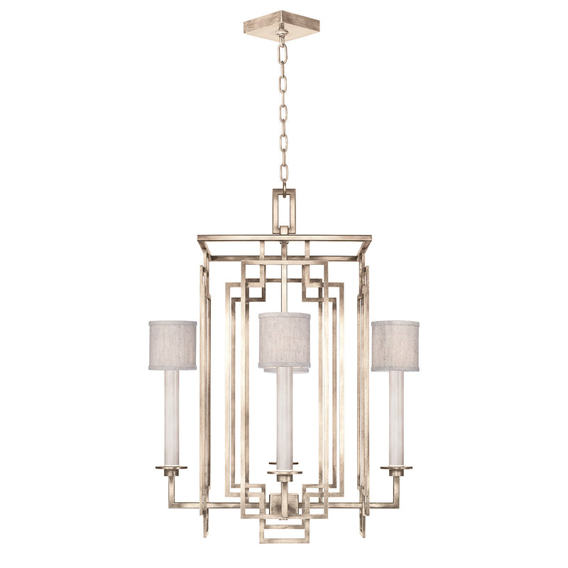 Fine Art Handcrafted Lighting - 889040-21ST - Four Light Chandelier - Cienfuegos - Gray