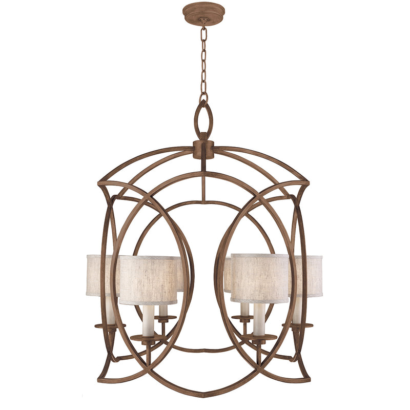 Fine Art Handcrafted Lighting - 889840-11ST - Six Light Chandelier - Cienfuegos - Bronze