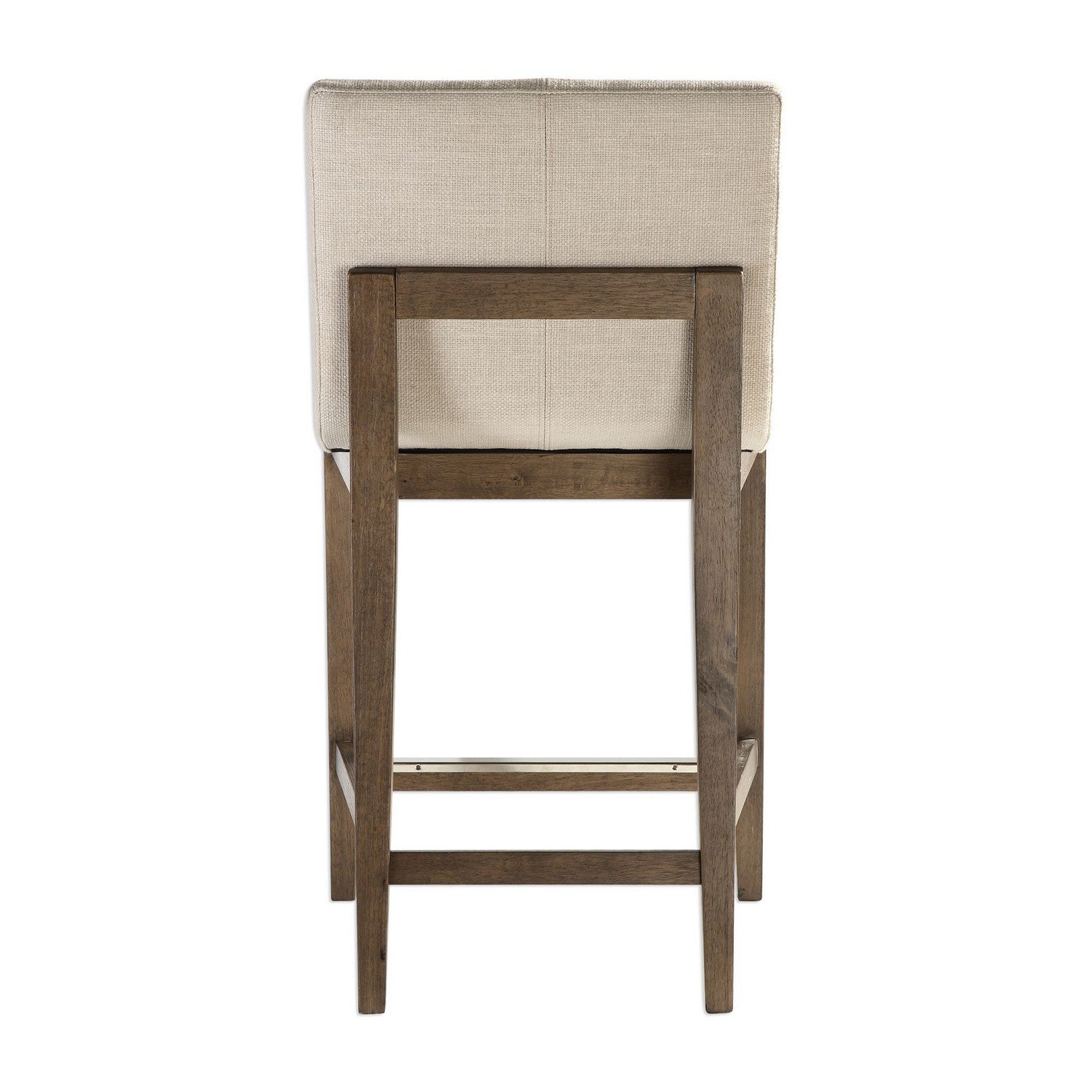 Uttermost - 23390 - Counter Stool - Klemens - Brushed Nickel