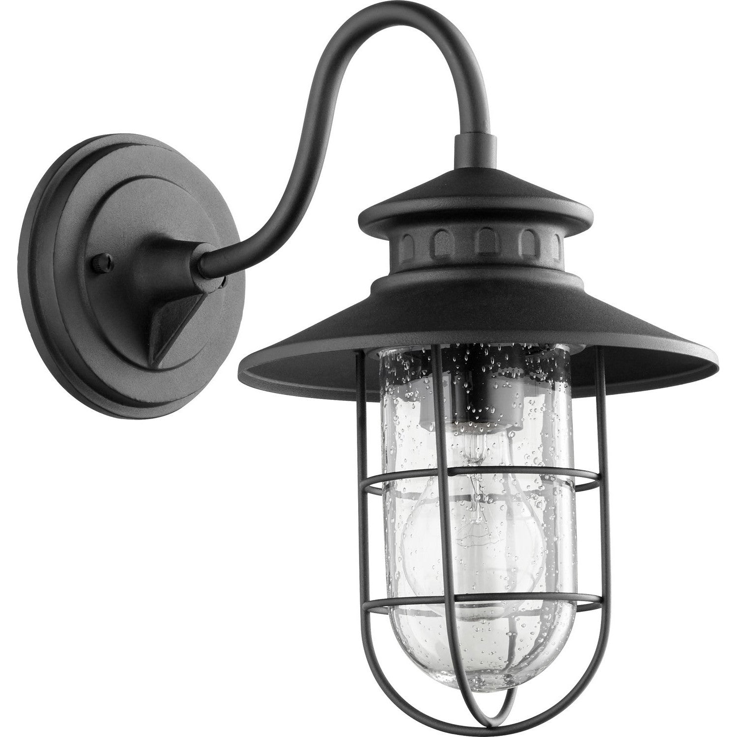 Quorum - 7696-69 - One Light Outdoor Lantern - Moriarty - Textured Black