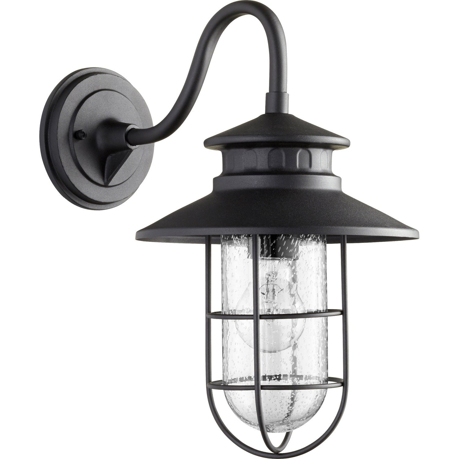 Quorum - 7697-69 - One Light Outdoor Lantern - Moriarty - Textured Black