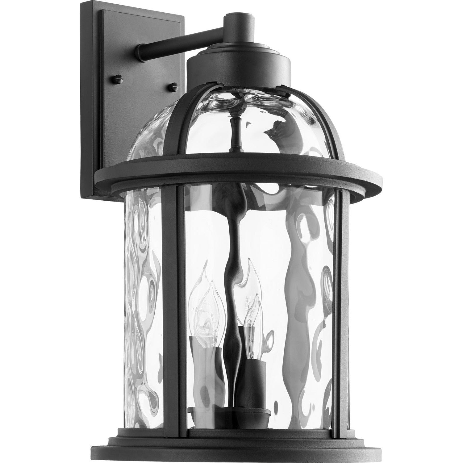 Quorum - 7760-4-69 - Four Light Outdoor Lantern - Winston - Textured Black